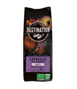 Pure Arabica Organic Espresso Ground Coffee 250g Destination