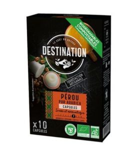 Coffee Pur Arabica Peru Bio 10caps Destination