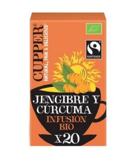 Ginger and Curuma Bio Infusion 20inf Cupper