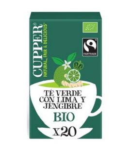 Green Tea Lime and Ginger Organic Infusion 20inf Cupper