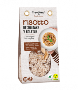 Shiitake and Boletus Risotto Gluten Free Vegan 280g Trevijano