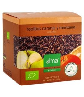 Ginger Rooibos Orange Apple Infusion Eco 15 Pyramids Alma