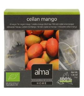 Ceylon Mango Gluten-Free Eco Vegan Tea 15 Piramides Alma