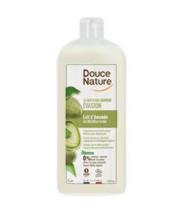 Organic Almond Shower Gel Shampoo 1L Douce Nature