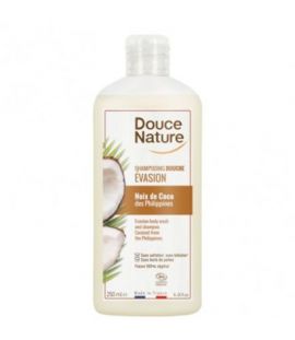 Coconut Eco Shower Gel Shampoo 1L Douce Nature