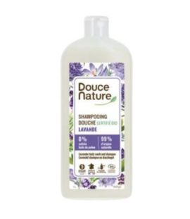 Douce Nature Eco Lavender Shower Gel Shampoo 1L