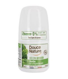 Desodorante Roll-On Menta Sin Alcohol Bio 50ml Douce Nature