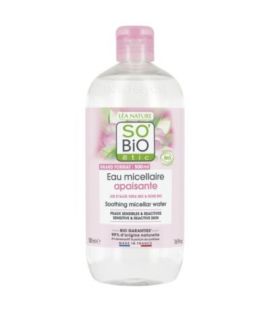 Agua Micelar Calmante Aloe Vera y Rosas Bio 500ml So Bio Etic