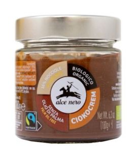 Organic Chocolate Cream with Hazelnuts 180g Alce Nero