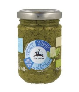 Organic Vegan Tofu Pesto 130g Alce Nero