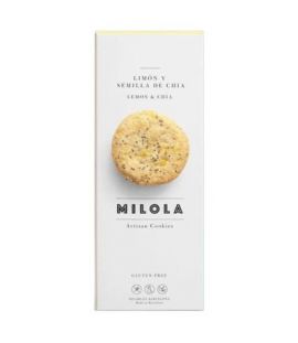 Lemon and Chia Seed Cookies Gluten Free 140g Milola