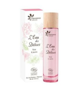 Organic Rose and Jasmine Perfume Water 50ml Fleurance Nature