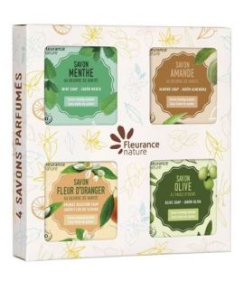 Organic Soap Box 4x100g Fleurance Nature