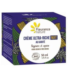 Ultra Rich Organic Karite Night Cream 50ml Fleurance Nature