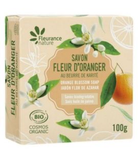 Organic Orange Flower Scented Soap 100g Fleurance Nature