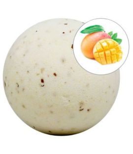 Mango Foaming Bath Bomb with Petals 1 unit Sys Aromas