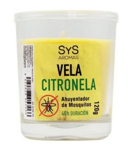 Vela Citronela Ahuyentador Mosquitos 120g Sys Aromas