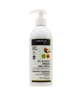 Organic Argan Kiwi and Papaya Shower Gel 450ml Labnatur