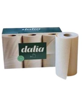 Unbleached Eco Kitchen Paper 3rolls Dalia