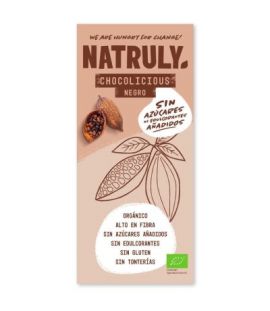 Chocolicious Organic Black Choco Tablet 85g Natruly