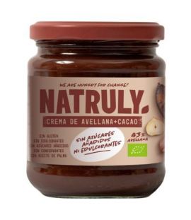 Organic Cocoa and Hazelnut Cream 200g Natruly