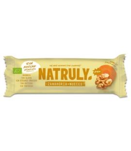 Barrita Raw Zanahoria Nueces Bio 3x30g Natruly