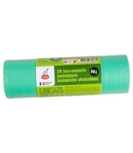 Garbage Bag 50L Ecoplastic 20 units La Droguerie Ecologique