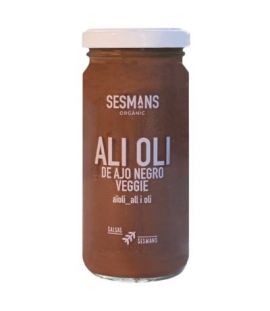 Salsa Alioli de Ajo Negro Veggie 240g Sesmans Organics