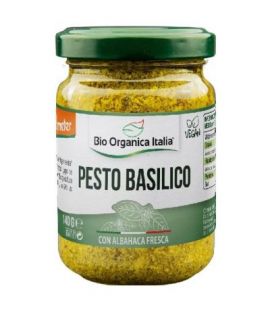 Basil Pesto with Basil Vegan Bio 140g Bio Organica Italia