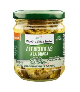 Grilled Artichokes in Organic Vegan Oil 190g Bio Organica Italia