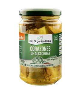 Artichoke Hearts in Organic Vegan Oil 280g Bio Organica Italia