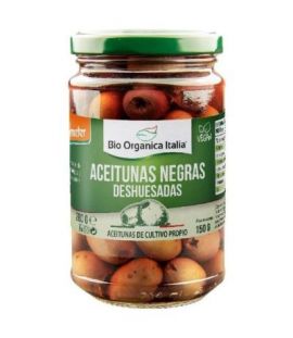 Black Olives Without Liquid Vegan Bio 180g Bio Organica Italia