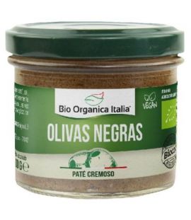 Pate Cremoso Olivas Negras Vegan Bio 100g Bio Organica Italia