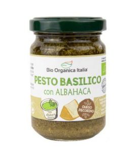 Basilico Pesto with Basil and Pecorino Eco 130g Bio Organica Italia