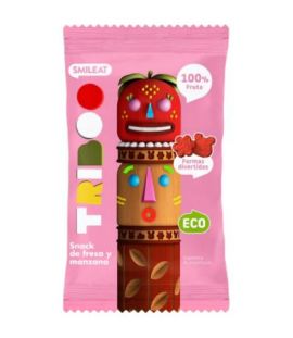 Snack Triboo Strawberry and Apple 100 Fruit 5 Eco 25g Smileat