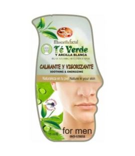 Green Tea and Clay Facial Mask for Men 15ml SYS Natural Cosmetics