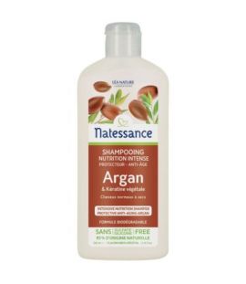 Organic Intense Nutrition Argan Shampoo 250ml Natessance