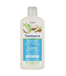 Natessance Extra Gentle Organic Coconut Shampoo 250ml