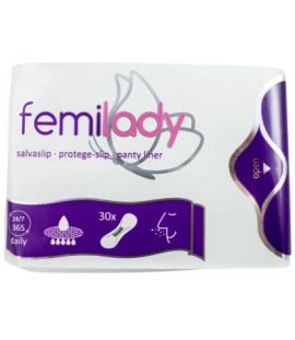 Femilady panty liners 30 units