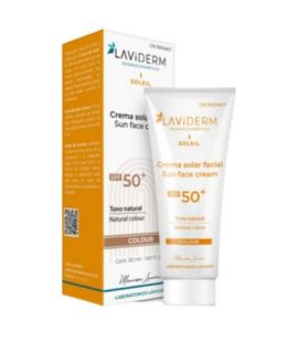 Crema Solar Facial SPF50 Color 50ml Laviderm