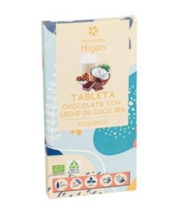 Coconut Milk Chocolate 38% Eco 100g Chocolates Higon