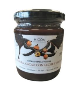 Organic Carob Cocoa Hazelnut Cream 230g Higon Chocolates