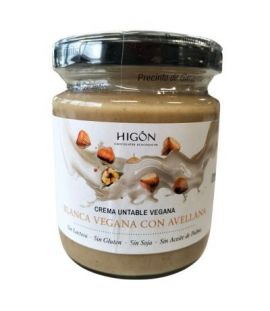 White Hazelnut Cream Vegan Eco 230g Higon Chocolates