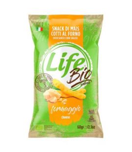 Snack Maiz Queso SinGluten Bio 60g Life Snack