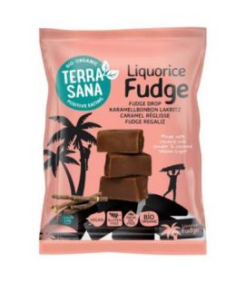 Caramelo Fudge Regaliz Vegan 150g Terrasana