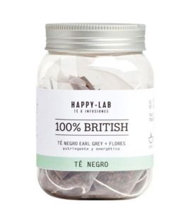 Black Tea 100% British Eco 14 Piramides Happy-Lab