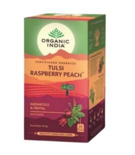 Tulsi Rasperry Peach Eco 25inf Organic India