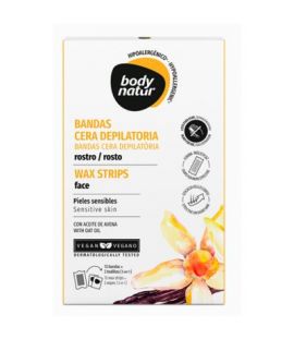 Bandas Cera Depilatoria Rostro Vegan 12bds Body Natur