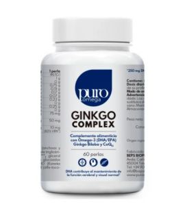 Ginkgo Complex Beps 60 perlas Puro Omega