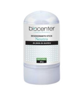 Desodorante Stick Piedra Alumbre Vegan 60g Biocenter